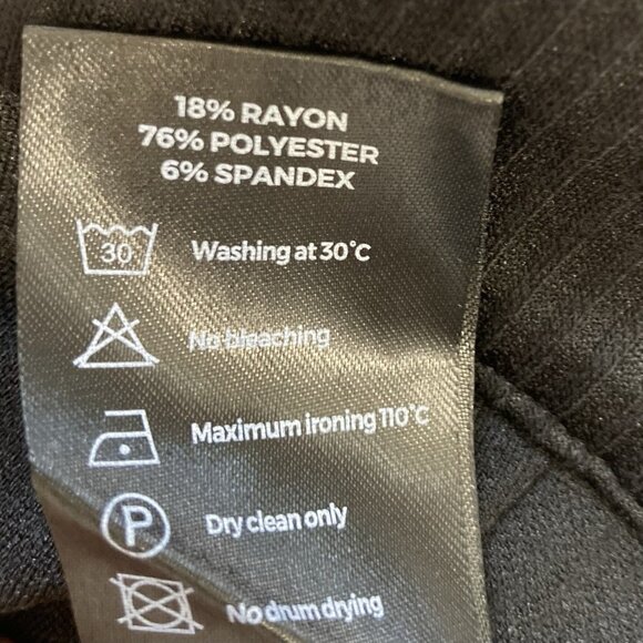 Icon Amsterdam Pants Mens 32 Black Amari Trousers Golf Business Casual Preppy - Picture 7 of 7